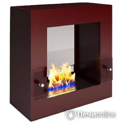 Биокамин ЭкоЛайф Cube Glass black burgundy Арома, c250 в Иркутске